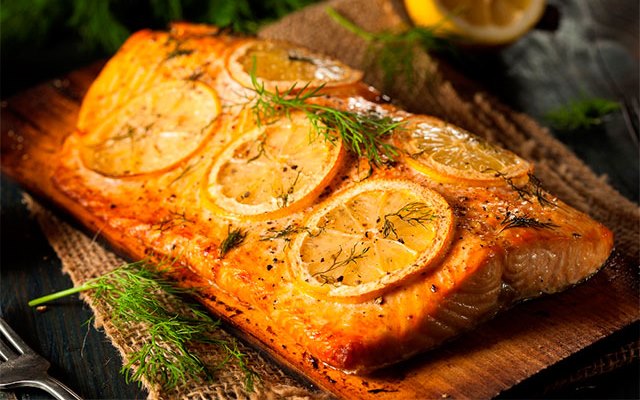 Cedar Plank Grilled Salmon Recipe