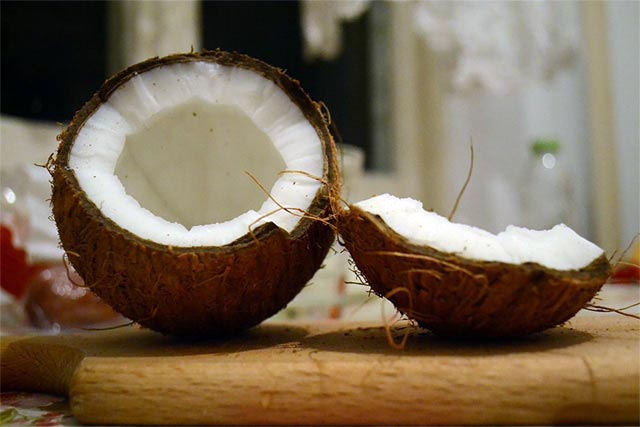 Coconut and Panko Coated Halibut