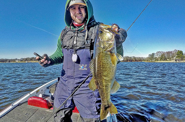 For Wintertime Big Bass Fishing, Set a 'Trap'