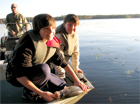Catch a fish and catch a smile