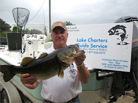 Chuck Leach qualified for the Trophy Club with this 10 pounder from Lake Lizzy, Osceola County